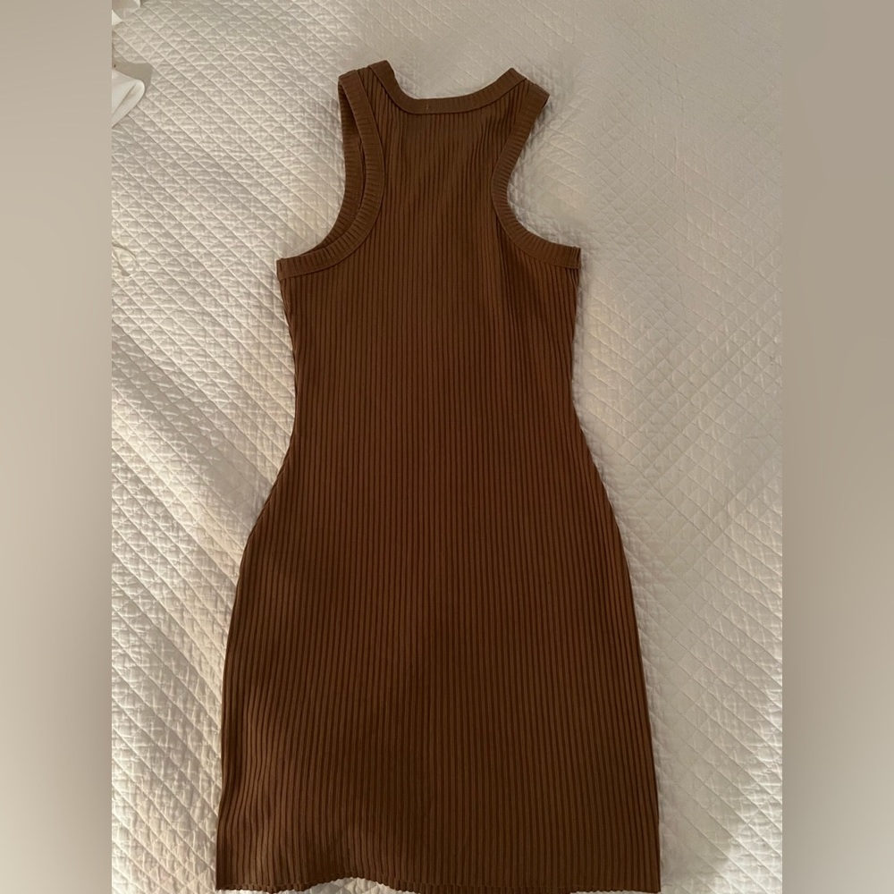 12th Tribe Ribbed Bodycon Dress - Picture 2 of 4